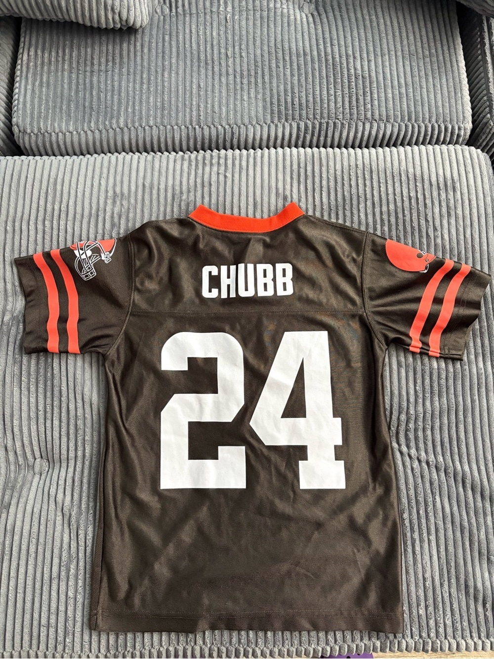 Clevekand browns Kids Orange Hoodie and jersey - Picture 8 of 10
